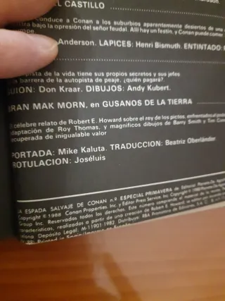 2 Albums especiales La espada salvaje de Conan