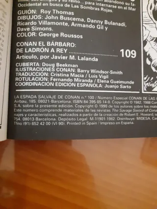 2 Albums especiales La espada salvaje de Conan