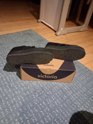 Zapatos Victoria Negros Plataforma