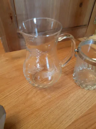 Cristalería fina de vidrio tallado