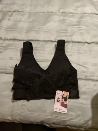 Top Auno Comfort Negro Talla S-M