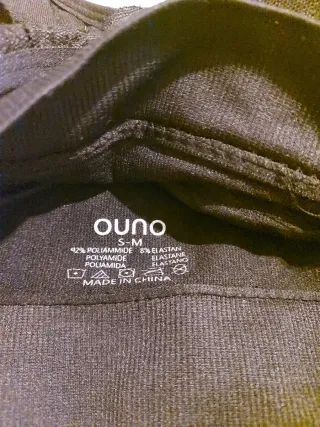 Top Auno Comfort Negro Talla S-M