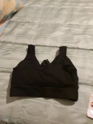 Top Auno Comfort Negro Talla S-M