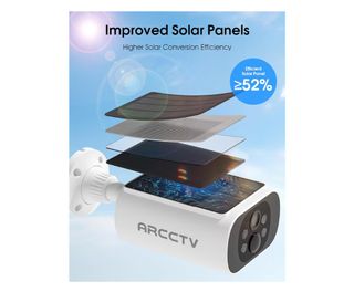 Cámara Vigilancia Solar 4MP ARCCCTV