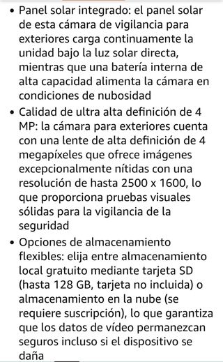 Cámara Vigilancia Solar 4MP ARCCCTV