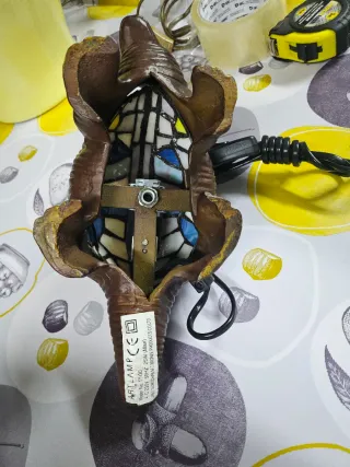 Lámpara tortuga Tiffany cristal