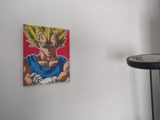 Vegeta poster tela personaggio anime Dragon ball Z