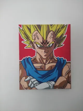 Vegeta poster tela personaggio anime Dragon ball Z