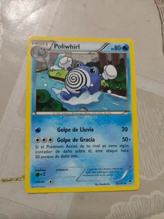 Carta Pokémon Poliwhirl Fase 1