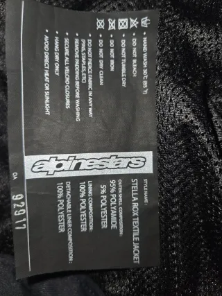 Chaqueta Alpinestars Stella Rox Lady Negra