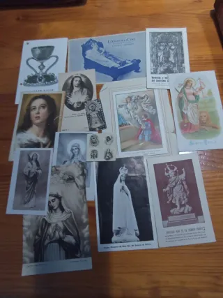 Estampitas religiosas y recordatorios comunión
