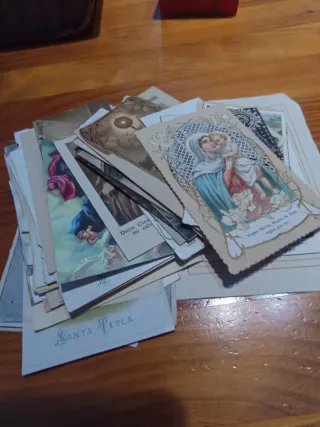 Estampitas religiosas y recordatorios comunión