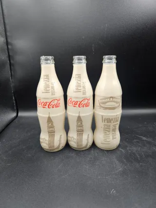 Coca Cola Venezia Bottiglie Set 3