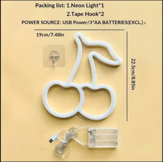 Lampada Neon LED "Ciliegine"
