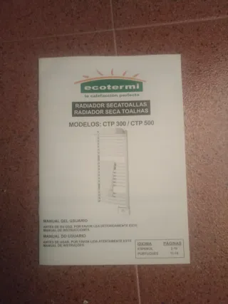 Kit Radiador Secatoallas Ecotermi