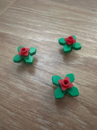 Lego piezas jardín y frutas