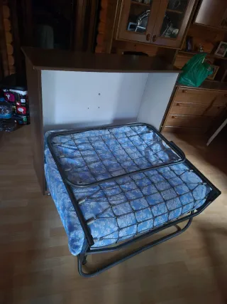 Mueble cama plegable de madera