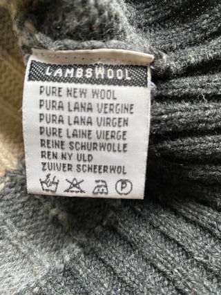 Maglione Pierre Cardin Uomo Lana Beige/Grigio