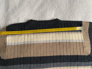 Maglione Pierre Cardin Uomo Lana Beige/Grigio