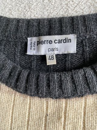 Maglione Pierre Cardin Uomo Lana Beige/Grigio