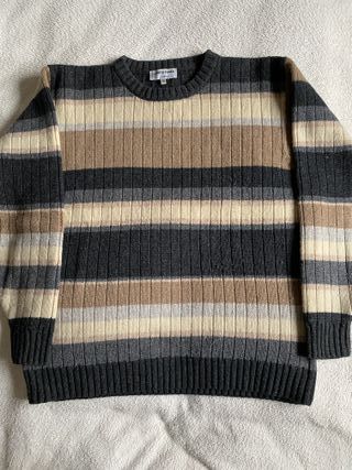 Maglione Pierre Cardin Uomo Lana Beige/Grigio
