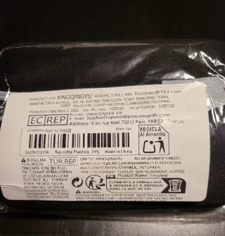 Portaombrelli portatile beige/grigio