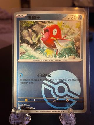 Magikarp Master Ball Holo 151C Cinese