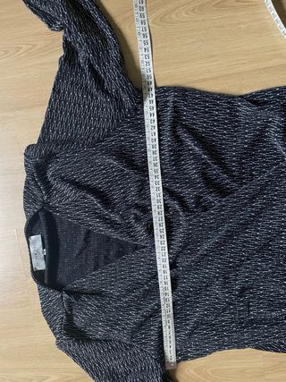 Jersey con hilo plata talla única