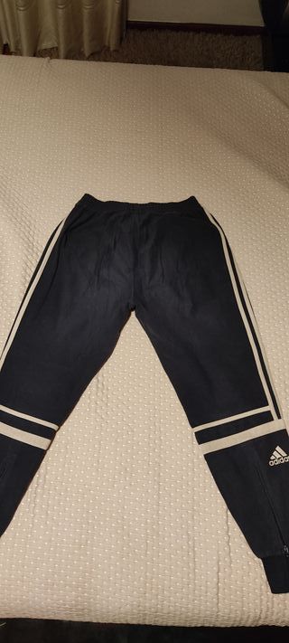 Pantalón Adidas Challenger Talla S/168 Azul y blan