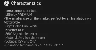 Kit Lâmpada H7 LED LedPERF BMW Motorrad