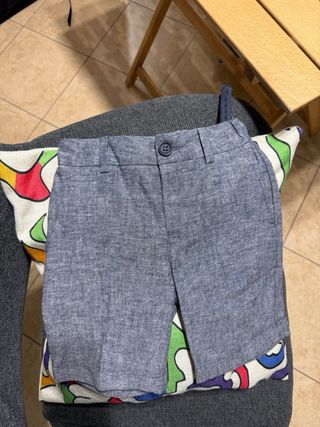 Completo Primigi Gilet, Bermuda e Camicia