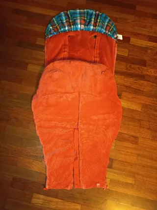 Saco para carrito de bebé a cuadros