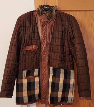 Chaqueta de Piel Marrón