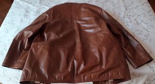 Chaqueta de Piel Marrón