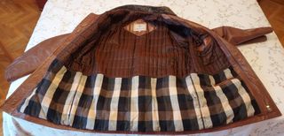 Chaqueta de Piel Marrón