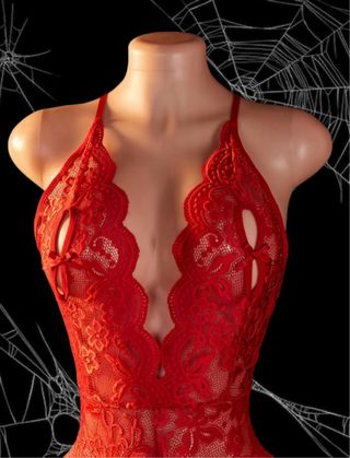 Lencería Sexy Roja Talla Única