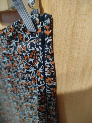 Falda larga estampada