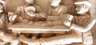 Chiave Carretto Siciliano in legno