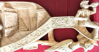 Chiave Carretto Siciliano in legno