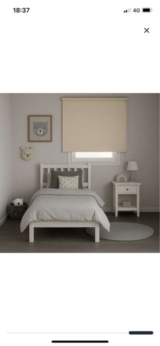 Estor enrollable opaco gris 120x250cm