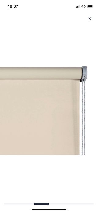 Estor enrollable opaco gris 120x250cm