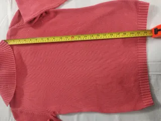 Maglioncino in cotone rosa/rosso