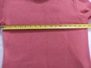 Maglioncino in cotone rosa/rosso