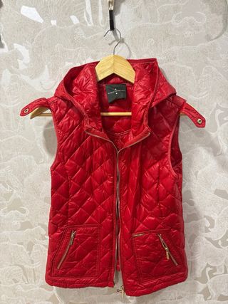 Gabardina Roberto Verino  Marrón y Roja