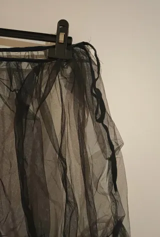 Sottoveste nera in tulle vestiti carnevale