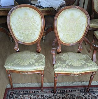 Conjunto 6 Sillas Comedor Tapizadas