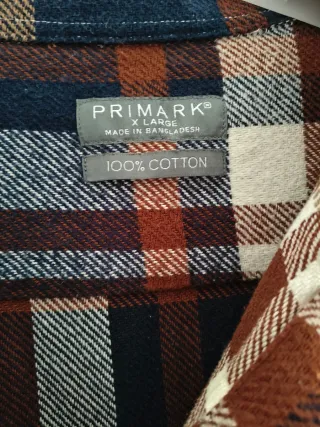 Sobrecamisa de cuadros para hombre