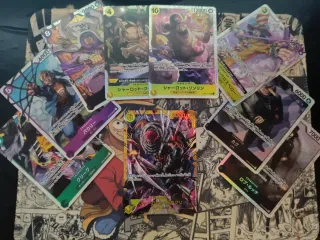 Lotto One Piece OP03 JP - 23 carte (SEC, SR, DON)