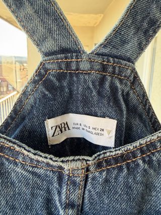 Vestido vaquero Zara azul