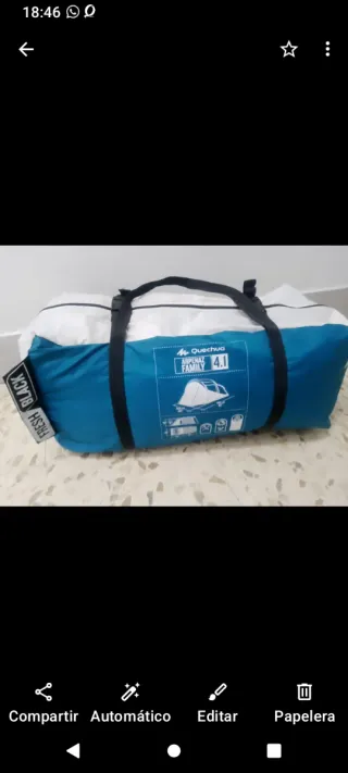 Tienda familiar 4 personas Quechua Arpenaz